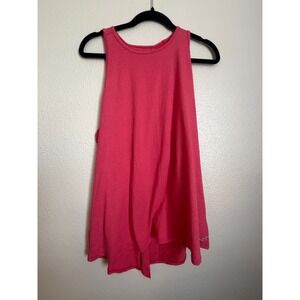 BCG Tank Top Womens XL Heather Pink Stretch Racerback Semi-Fitted Athletic Yoga